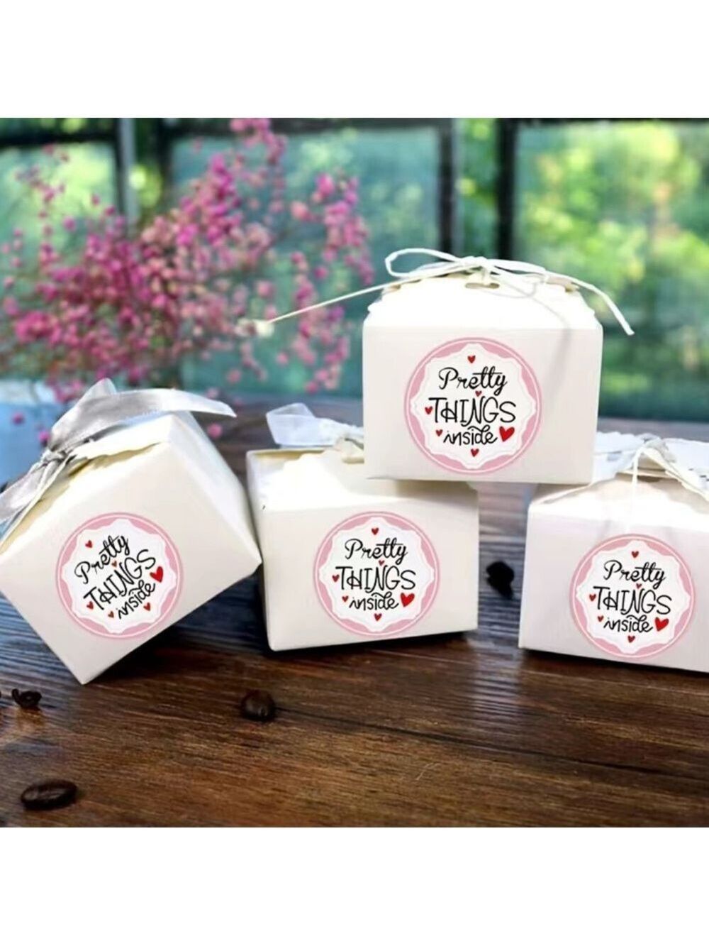 500 Roll Pretty Things Inside 1” Round Stickers PRICE IS FIRM - Picture 3 of 3